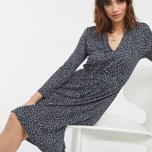 French Connection Polka Dot Jersey Dress